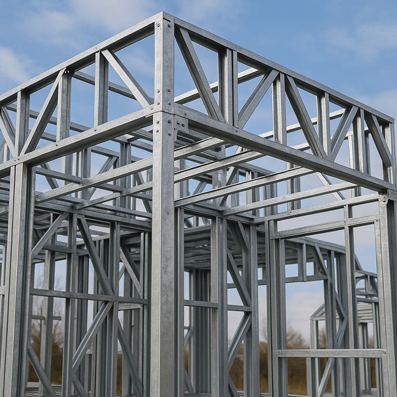 Galvaniz Kaplama Çelik Konstrüksiyon Yapılarda Kullanım