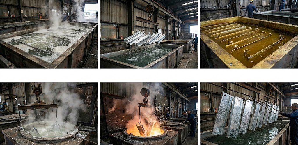 Stages of the Galvanizing Process